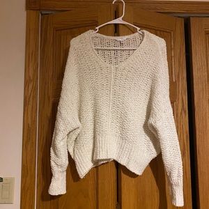 Gently used white/cream sweater
